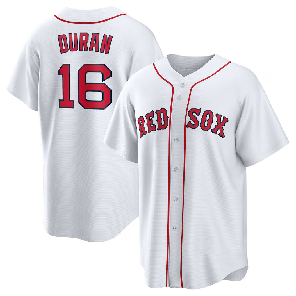 Boston Red Sox #16 Jarren Duran White Fotopoulosg Home Replica Player Jersey