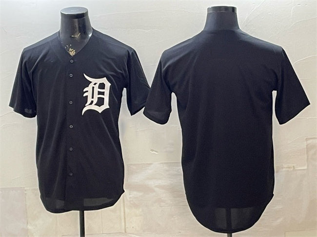 Detroit Tigers Blank Black Fotopoulosg Limited Stitched Jersey