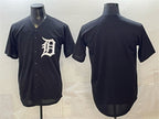 Detroit Tigers Blank Black Fotopoulosg Limited Stitched Jersey