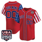 Custom Boston Red Sox America 250 Edition Vapor Premier Limited Red Fotopoulosg Stitched Jerseys