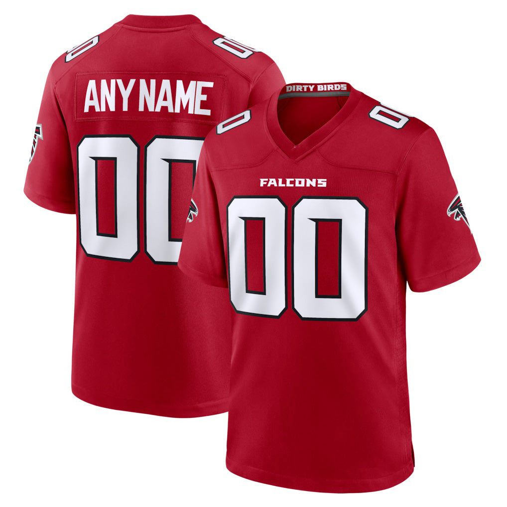 Custom A.Falcons Red Fotopoulosg Game Jersey