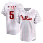 Philadelphia Phillies #5 Bryson Stott White Fotopoulosg Home Limited Player Jersey