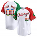 Custom Chicago White Sox Mexico Vapor Premier Limited Jersey V3- White Fotopoulosg
