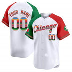 Custom Chicago White Sox Mexico Vapor Premier Limited Jersey V3- White Fotopoulosg