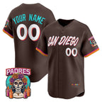 Custom San Diego Padres Brown Fotopoulosg 2026 City Connect Vapor Premier Limited Jersey - All Stitched