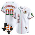 Custom Houston Astros Mexico Vapor Premier Limited Jersey V4 ¨C All Stitched-White Fotopoulosg