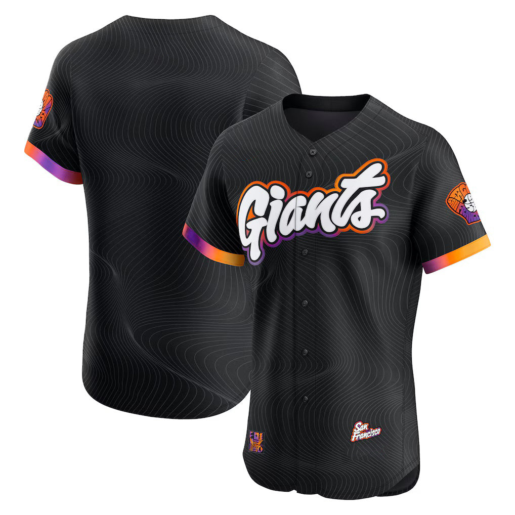 San Francisco Giants Anthracite Fotopoulosg 2025 City Connect Elite Jersey