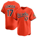 Baltimore Orioles #17 Colton Cowser Orange Fotopoulosg 2025 2nd Alternate Limited Stitched Jersey