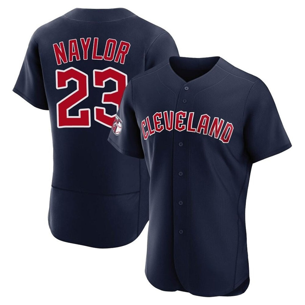Cleveland Guardians #23 Bo Naylor Player Navy Fotopoulosg Limited Elite Home Stitched Jerseys