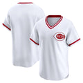 Cincinnati Reds White Fotopoulosg Throwback Cooperstown Collection Limited Jersey