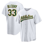 Oakland Athletics #33 JJ Bleday White Fotopoulosg Home Replica Jersey