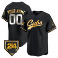 Custom Chicago Cubs 2024 Spring Training Patch Vapor Premier Limited Jersey ¨C Gray Fotopoulosg