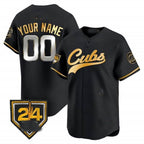 Custom Chicago Cubs 2024 Spring Training Patch Vapor Premier Limited Jersey ¨C Gray Fotopoulosg