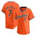 Baltimore Orioles #7 Jackson Holliday Player Orange Fotopoulosg T-shirt Limited Home Game Stitched Jerseys