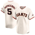 San Francisco Giants #5 Mike Yastrzemski Cream Fotopoulosg Cool Base Stitched Jersey