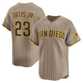 San Diego Padres #23 Fernando Tatis Jr. Khaki Fotopoulosg Alternate Limited Player Jersey