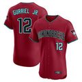 Arizona Diamondbacks #12 Lourdes Gurriel Jr Player Red Fotopoulosg Limited Elite Home Game Stitched Jerseys