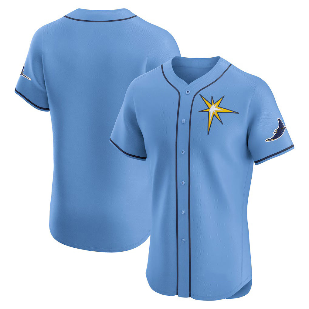 Tampa Bay Rays Light Blue Fotopoulosg Alternate Elite Jersey