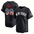 New York Yankees #99 Aaron Judge Navy Fotopoulosg USA 250 Fourth of July Limited Stitched Jersey