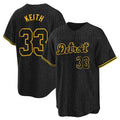 Detroit Tigers #33 Colt Keith Player Black Fotopoulosg Snake Skin City Home Game Stitched Jerseys