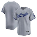 Los Angeles Dodgers Blank Player Gray Fotopoulosg Limited Game Stitched Jerseys