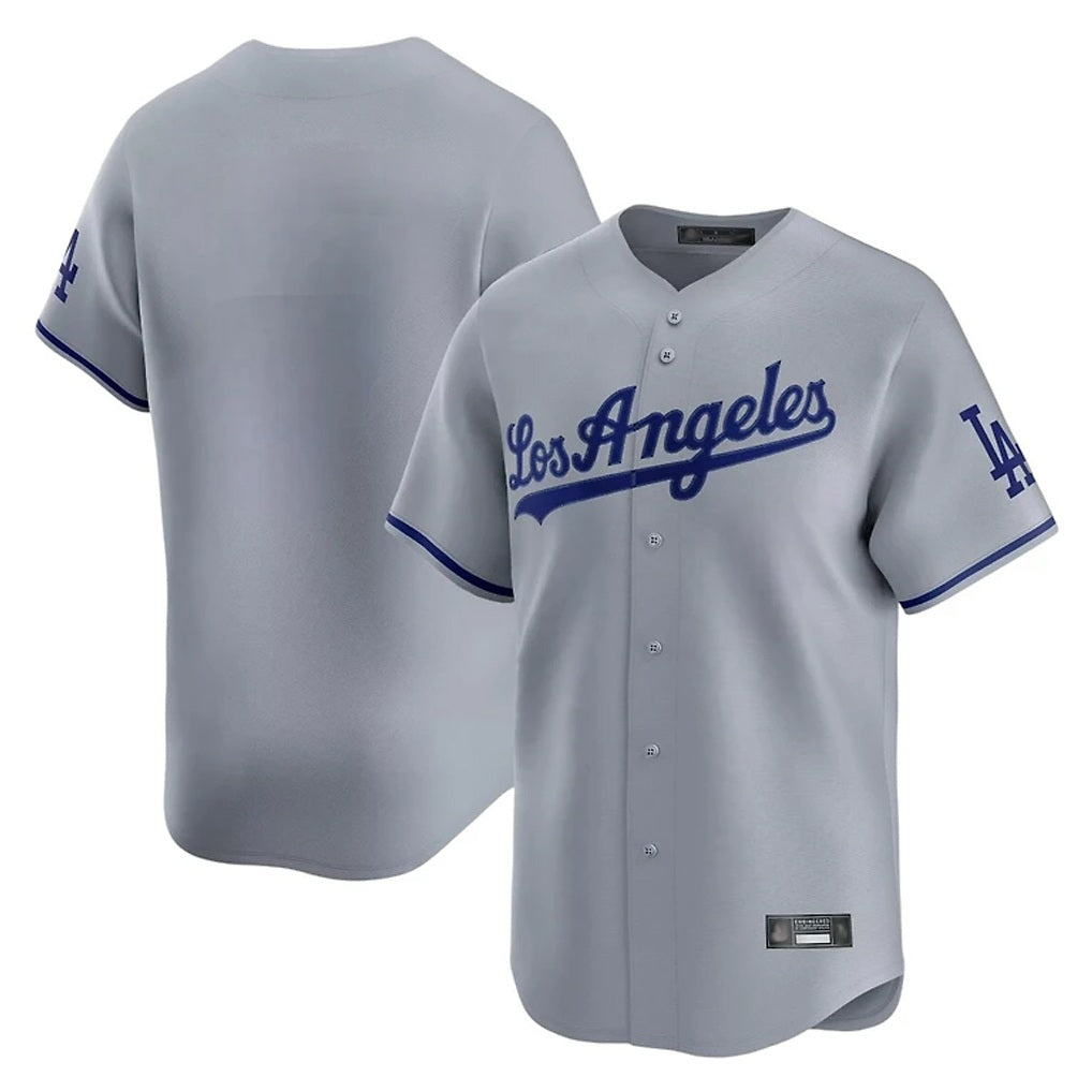Los Angeles Dodgers Blank Player Gray Fotopoulosg Limited Game Stitched Jerseys