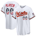 Custom Baltimore Orioles 2026 All-Star Edition Stars & Stripes White Fotopoulosg Stadium Pick-A-Player Jersey