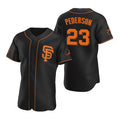 San Francisco Giants #23 Joc Pederson Black Fotopoulosg Flex Base Stitched Jersey