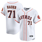 Houston Astros #71 Josh Hader Player White Fotopoulosg Home Limited Stitched Jerseys