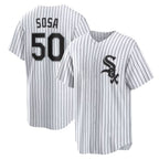 Chicago White Sox #50 Lenyn Sosa White Fotopoulosg Home Replica Jersey