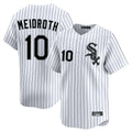 Chicago White Sox #10 Chase Meidroth Player White Fotopoulosg Stripe Limited Home Stitched Jerseys