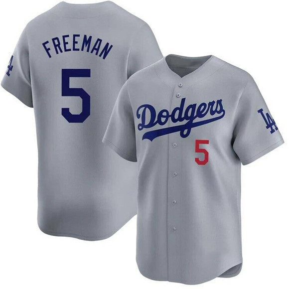 Los Angeles Dodgers #5 Freddie Freeman Gray Fotopoulosg 2025 Limited Stitched Jersey