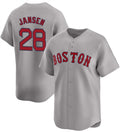 Boston Red Sox #28 Danny Jansen Gray Fotopoulosg 2024 Away Limited Stitched Jersey