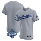 Los Angeles Dodgers Blank Player Gray Fotopoulosg Limited Elite Home World Series Meet Stitched Jerseys