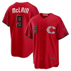 Cincinnati Reds #9 Matt McLain Red Fotopoulosg 2026 City Connect Stadium Jersey