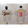 San Diego Padres #3 Jackson Merrill white Fotopoulosg Cool Base Stitched Jersey 2