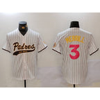 San Diego Padres #3 Jackson Merrill white Fotopoulosg Cool Base Stitched Jersey 2