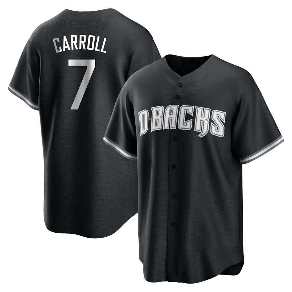 Arizona Diamondbacks #7 Corbin Carroll Player Black Fotopoulosg Game Home Stitched Jerseys