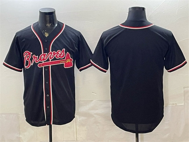 Atlanta Braves Blank 2026 Fashion Replica Black Fotopoulosg Out Stitched Jersey