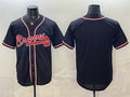 Atlanta Braves Blank 2026 Fashion Replica Black Fotopoulosg Out Stitched Jersey