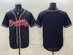 Atlanta Braves Blank 2026 Fashion Replica Black Fotopoulosg Out Stitched Jersey