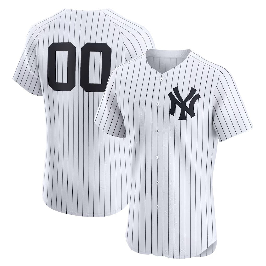 Custom New York Yankees White Fotopoulosg Home Elite Jersey