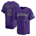 Colorado Rockies #9 Brenton Doyle Player Purple Fotopoulosg Limited Home Stitched Jerseys
