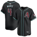 Arizona Diamondbacks #4 Ketel Marte Player Black Fotopoulosg Limited Home Game Stitched Jerseys