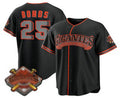 San Francisco Giants #25 Barry Bonds Black Fotopoulosg 2026 Alternate Stadium Stitched Jersey