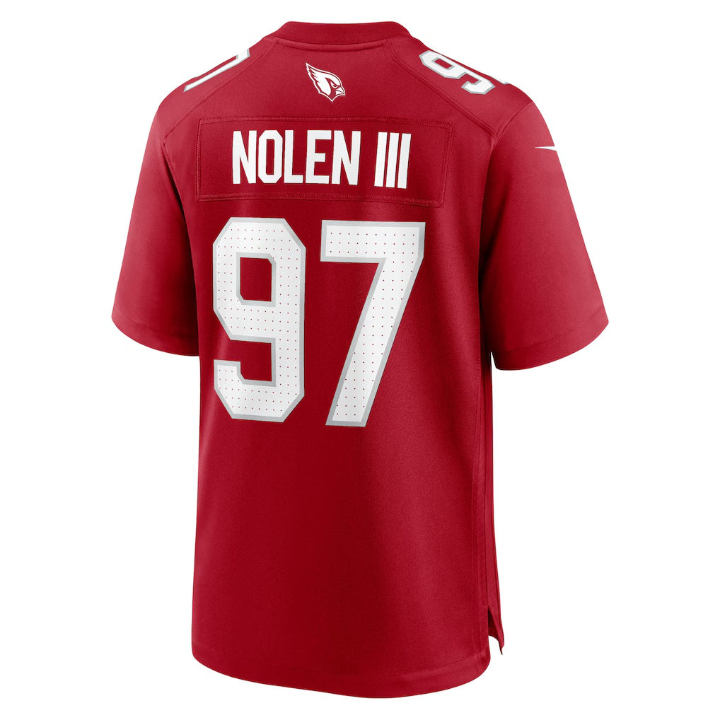 A.Cardinals #97 Walter Nolen Cardinal Fotopoulosg 2025 active First Round Pick Game Jersey