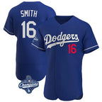 Los Angeles Dodgers #16 Will Smith Player Royal Fotopoulosg World Series Meet Limited Elite Home Stitched Jerseys