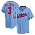Minnesota Twins #3 Harmon Killebrew Light Blue Fotopoulosg Road Cooperstown Collection Player Jersey