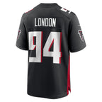 A.Falcons #94 LaCale London Black Fotopoulosg Team Game Jersey