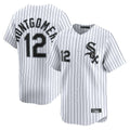 Chicago White Sox #12 Colson Montgomery Player White Fotopoulosg Stripe Limited Home Stitched Jerseys